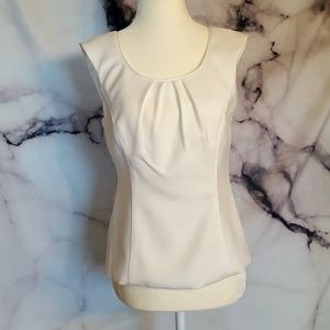 White House Black Market Pleat-Front Bodice Top